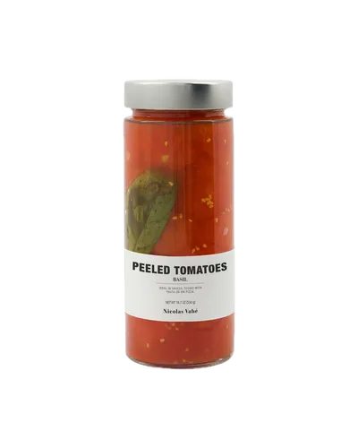 Geschälte Tomaten im Glas von Nicolas Vahé