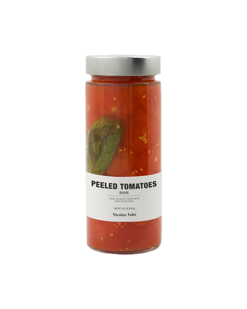 Geschälte Tomaten im Glas von Nicolas Vahé