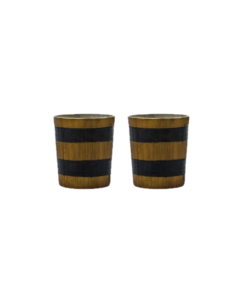 Teelichtglas Stripe von House Doctor