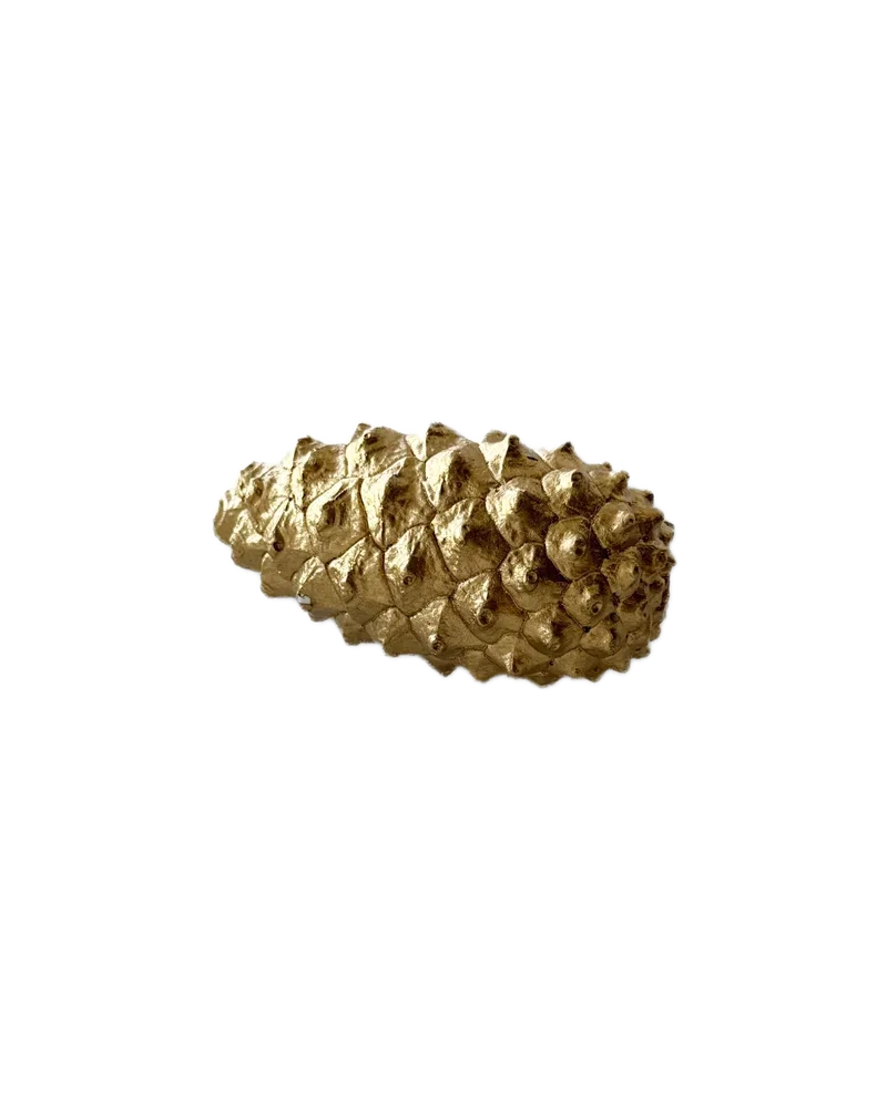 Tannenzapfen Gold von 