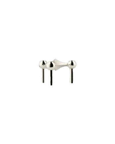 Nagel Kerzenhalter Chrom von Stoff Nagel