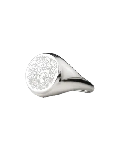 Ring Flower Tales Signet von Jeberg Jewellery