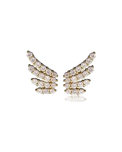Ohrstecker Shooting Star Pavé von Jeberg Jewellery