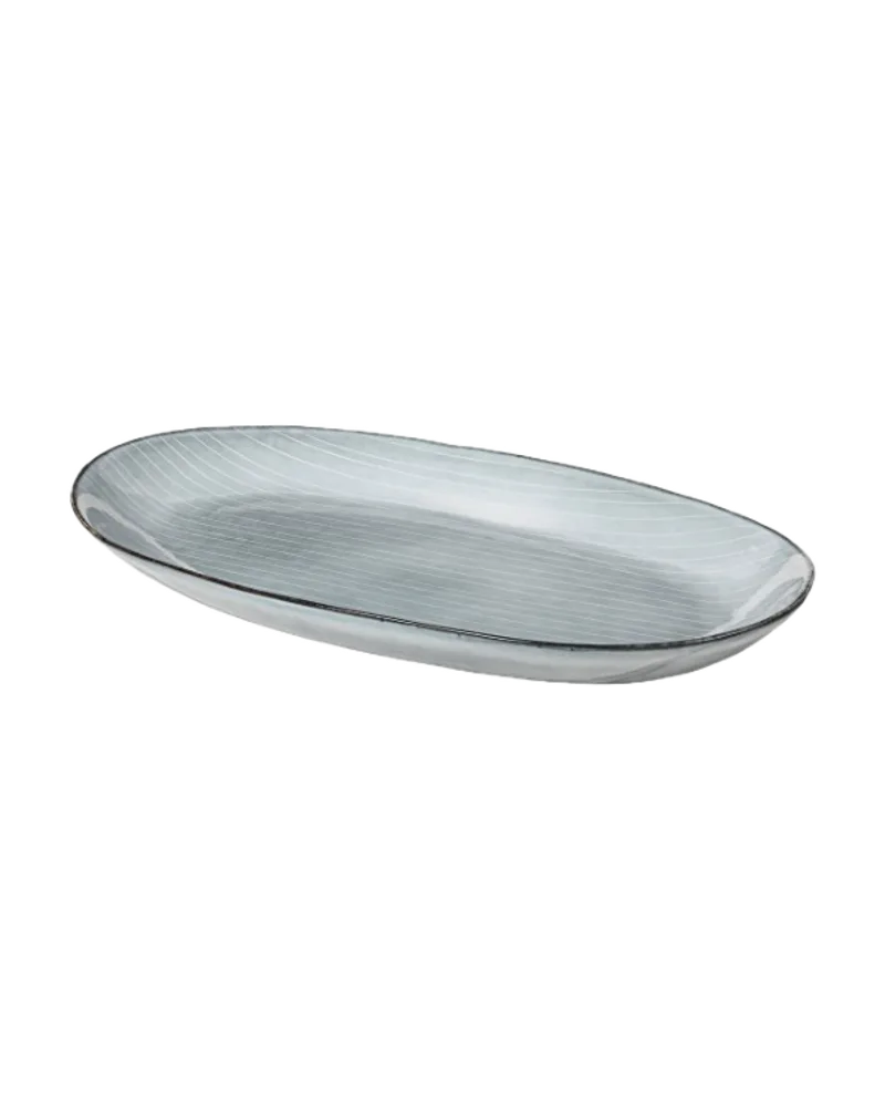 Ovale Platte Nordic Sea von Broste Copenhagen