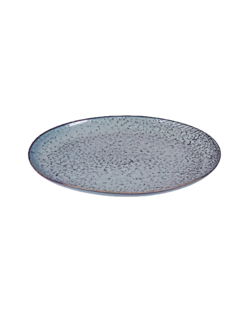 Platte Oval Nordic Sea von Broste Copenhagen
