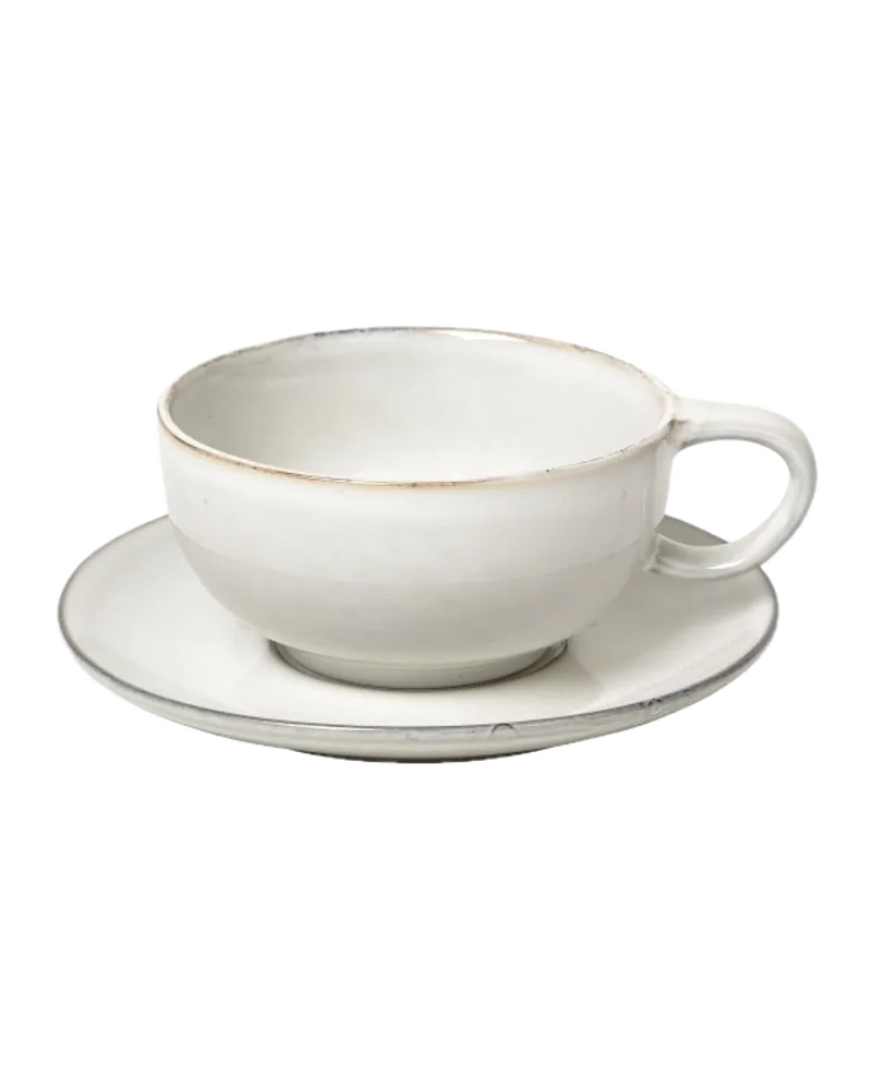 Tasse mit Untertasse Nordic Sand von Broste Copenhagen