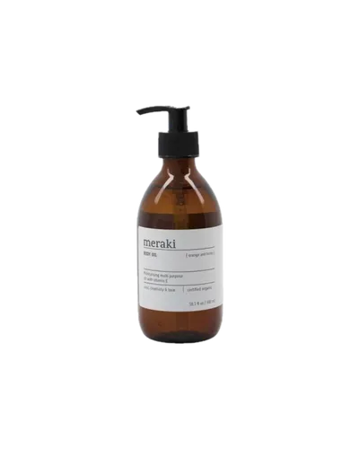 Bio Körperöl Orange und Herbs von Meraki