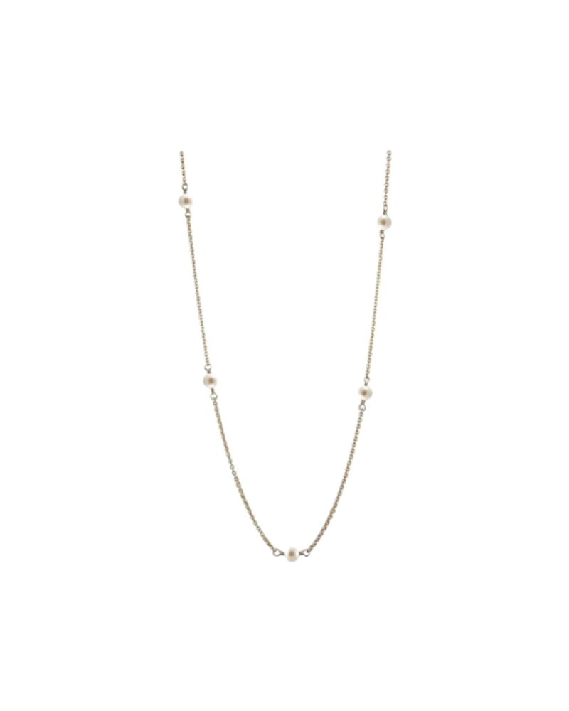 Halskette Love Eye Freshwater Pearls von Jeberg Jewellery