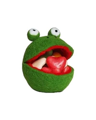 Filz Frosch zum Befüllen von Baden Collection