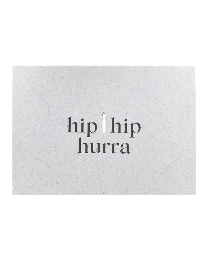 Postkarte Hip-hip-hurra von Tellme