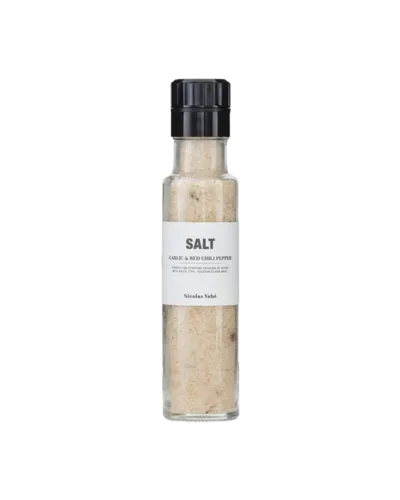 Salz Knoblauch und roter Chili Pfeffer von Nicolas Vahé